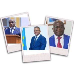 les trois ministres ayant contribué au dégazage du Golf de Kabuno
