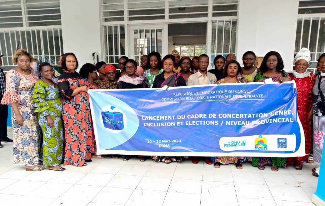 Tufaulu Pamoja  au Nord-Kivu : les femmes participent  au cadre de concertation  Genre de la CENI pour l’accompagnement inclusif au processus électoral